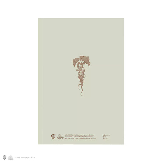 Pages intérieures du carnet souple Mandragore, 120 pages lignées pour capturer vos pensées et idées.