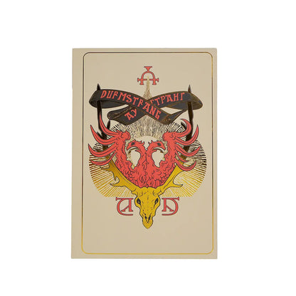 Carnet Souple - Durmstrang, un accessoire d'écriture élégant avec une couverture souple, parfait pour les passionnés de prises de notes et d'organisation.