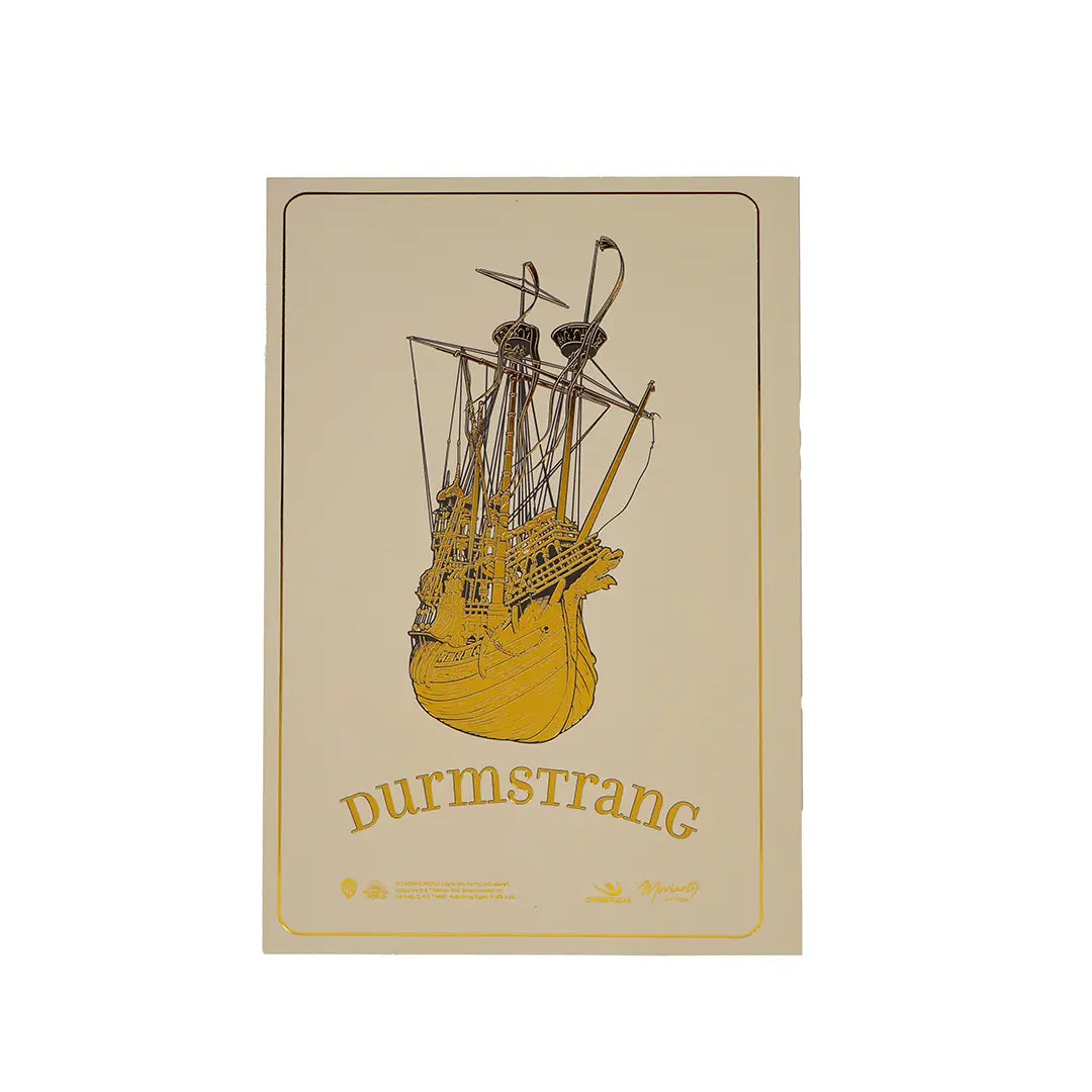 Design intérieur du Carnet Souple - Durmstrang, mettant en valeur le style inspiré de Durmstrang sur chaque page, idéal pour libérer votre créativité.