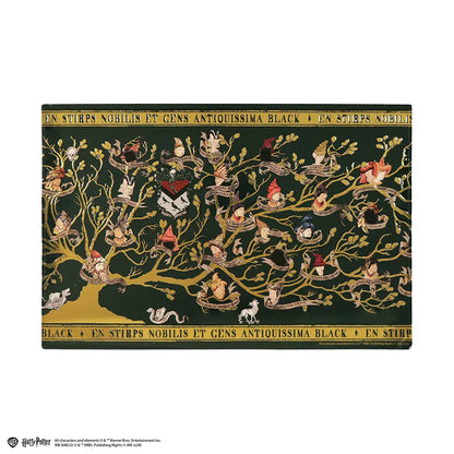 Plaque en aluminium Famille Black - Harry Potter, une décoration unique pour les fans, idéale pour embellir votre intérieur avec une touche magique et élégante.