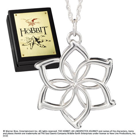 Galadriel Pendentif Fleur - Argent 925ème - Hobbit