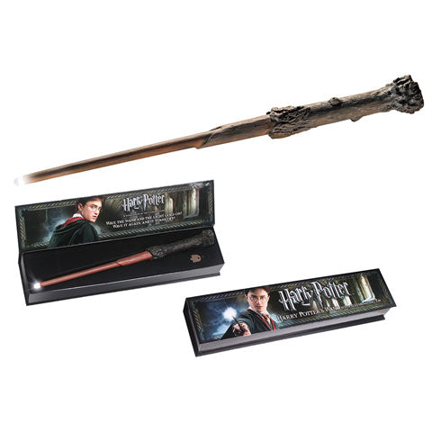 Baguette lumineuse Harry Potter - Accessoire magique en PVC de 35 cm, idéale pour les fans de la saga et les soirées à thème, avec réglage d'intensité lumineuse.
