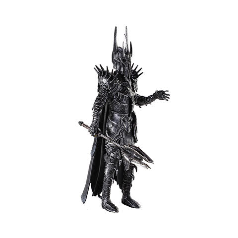 Figurine Sauron Bendyfigs Bendable - Le seigneur des anneaux, mesurant 19 cm, parfaite pour exposition ou jeu, avec une allure imposante.