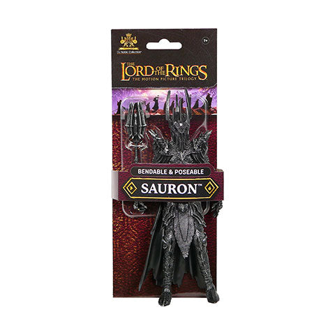 Figurine Sauron Bendyfigs Bendable - Le seigneur des anneaux, une pièce maîtresse pour les fans de J.R.R. Tolkien, mesurant 19 cm avec une conception flexible et détaillée.