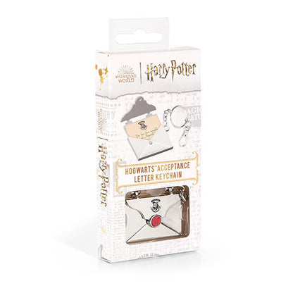 Porte-clés lettre d’acceptation Poudlard - Un bijou captivant en métal, symbole magique de l'univers Harry Potter, parfait pour les fans et collectionneurs.