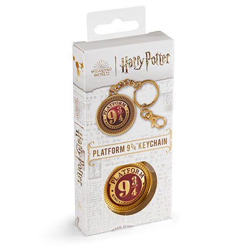 Porte-clés Plateforme 9¾ - Harry Potter : Un accessoire idéal pour les fans, alliant design en métal durable et esprit de la saga.
