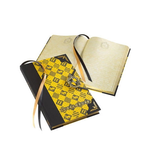 Journal Poufsouffle - Harry Potter : Explorez la magie avec ce carnet élégant, parfait pour capturer vos pensées ou croquis.