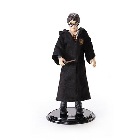 Figurine Toyllectible Bendyfigs de Harry Potter, représentant le célèbre sorcier dans sa robe de Gryffondor, prête à captiver les fans de la saga.