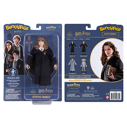 Hermione Granger dans sa pose dynamique, figurine Toyllectible Bendyfigs de Harry Potter, un incontournable pour les fans et les collectionneurs.