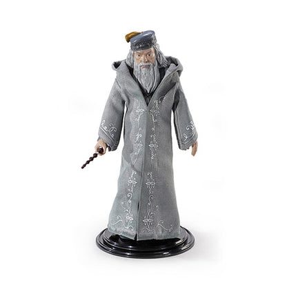 Figurine Toyllectible Bendyfigs d'Albus Dumbledore, emblématique directeur de Poudlard, capturant l'essence du personnage magique de Harry Potter.