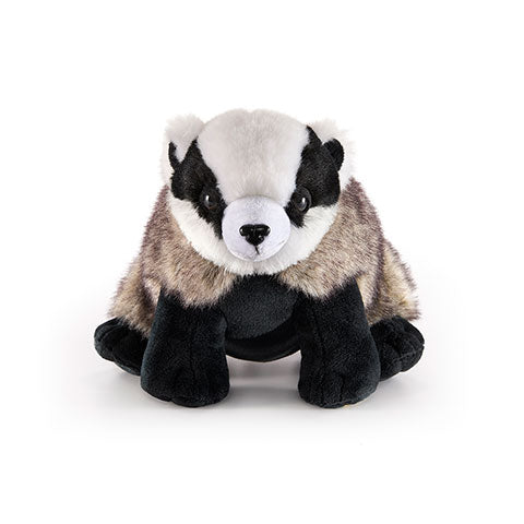 Détails réalistes de la peluche mascotte Poufsouffle - Harry Potter, avec de grandes oreilles et un sourire chaleureux, un incontournable pour les fans de la saga.