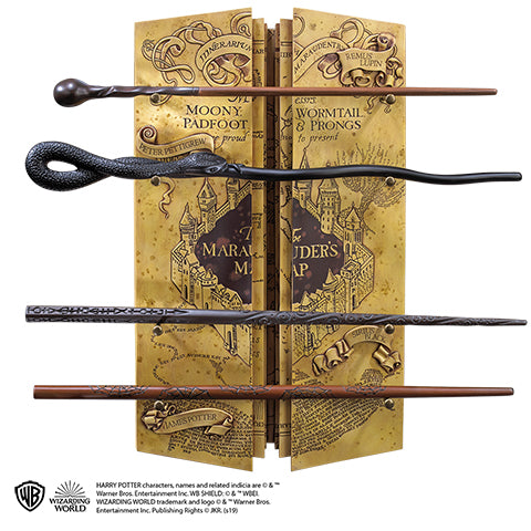 Présentoir 4 baguettes La Carte Du Maraudeur - Harry Potter