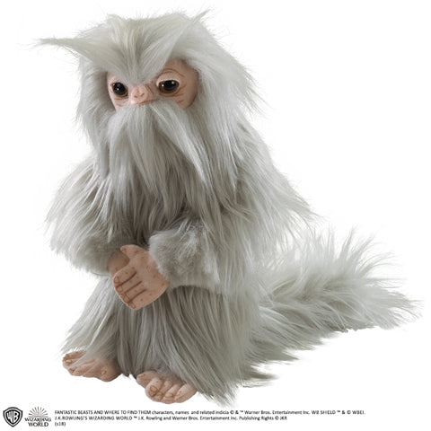 Peluches fantastiques: Petite Peluche Demiguise de Noble Collection, un compagnon magique à câliner, inspiré des Animaux Fantastiques.