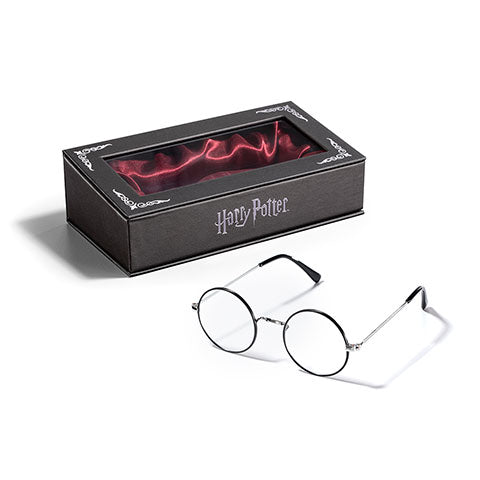 Lunettes de Harry Potter emblématiques, accessoire magique de la saga pour les fans.