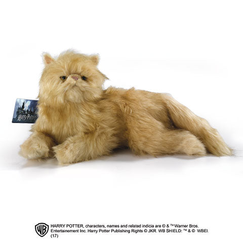 Grande peluche Pattenrond - Harry Potter, une adorable peluche de 43 cm qui apporte la magie du monde sorcier dans votre quotidien, parfaite pour les fans de Harry Potter.