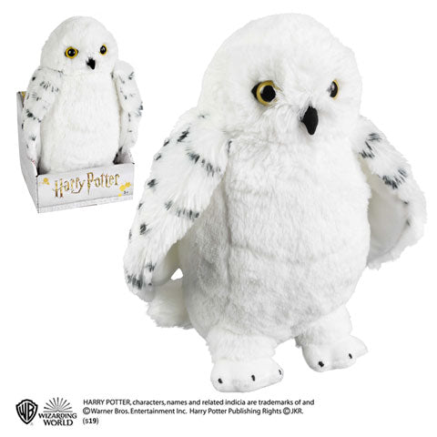 Peluche Hedwige - Harry Potter, un hibou doux et câlin de 29 cm, parfaite pour les fans de la saga magique.