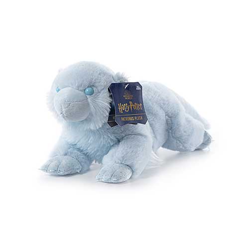 Peluche Patronus Loutre - Harry Potter, idéale pour les câlins ou comme décoration dans une collection de souvenirs de Poudlard.