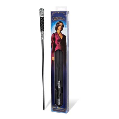 Baguette magique blister Leta Lestrange - Animaux Fantastiques, un chef-d'œuvre en résine de 34 cm, parfait pour les fans et collectionneurs.