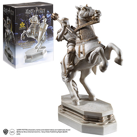 Serre-livres Cavalier blanc - Échiquier des sorciers - Défi final - Harry Potter