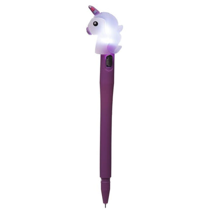 Stylo LED Sweet Dreams - Licorne, un accessoire de bureau enchanteur pour les amoureux des licornes.