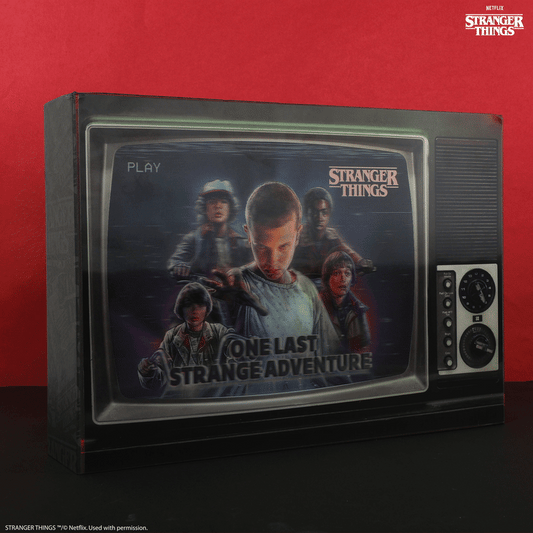 Calendrier de l’avent Deluxe 2025 - Stranger Things avec design inspiré de la saison 5, révélant des surprises exclusives.