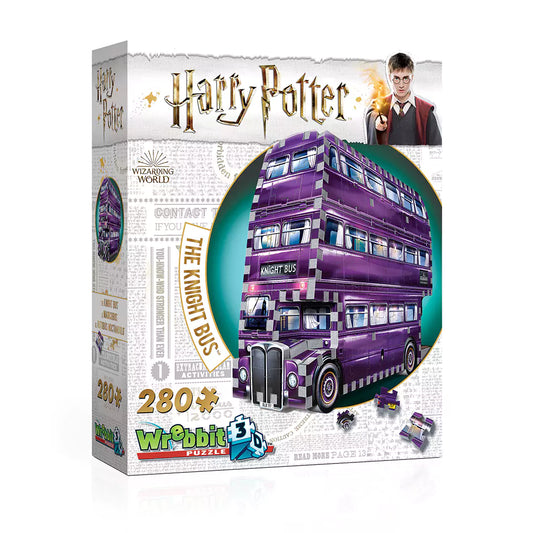Le Magicobus - puzzle 3D Wrebbit Harry Potter, une expérience captivante et magique, mettant en scène le célèbre moyen de transport des sorciers.