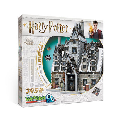 Puzzle en 3D Pré-au-Lard - Les Trois Balais Wrebbit, une représentation magique du célèbre pub de Harry Potter avec des détails captivants.