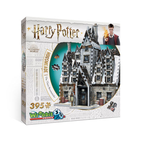 Puzzle en 3D Pré-au-Lard - Les Trois Balais Wrebbit, une représentation magique du célèbre pub de Harry Potter avec des détails captivants.