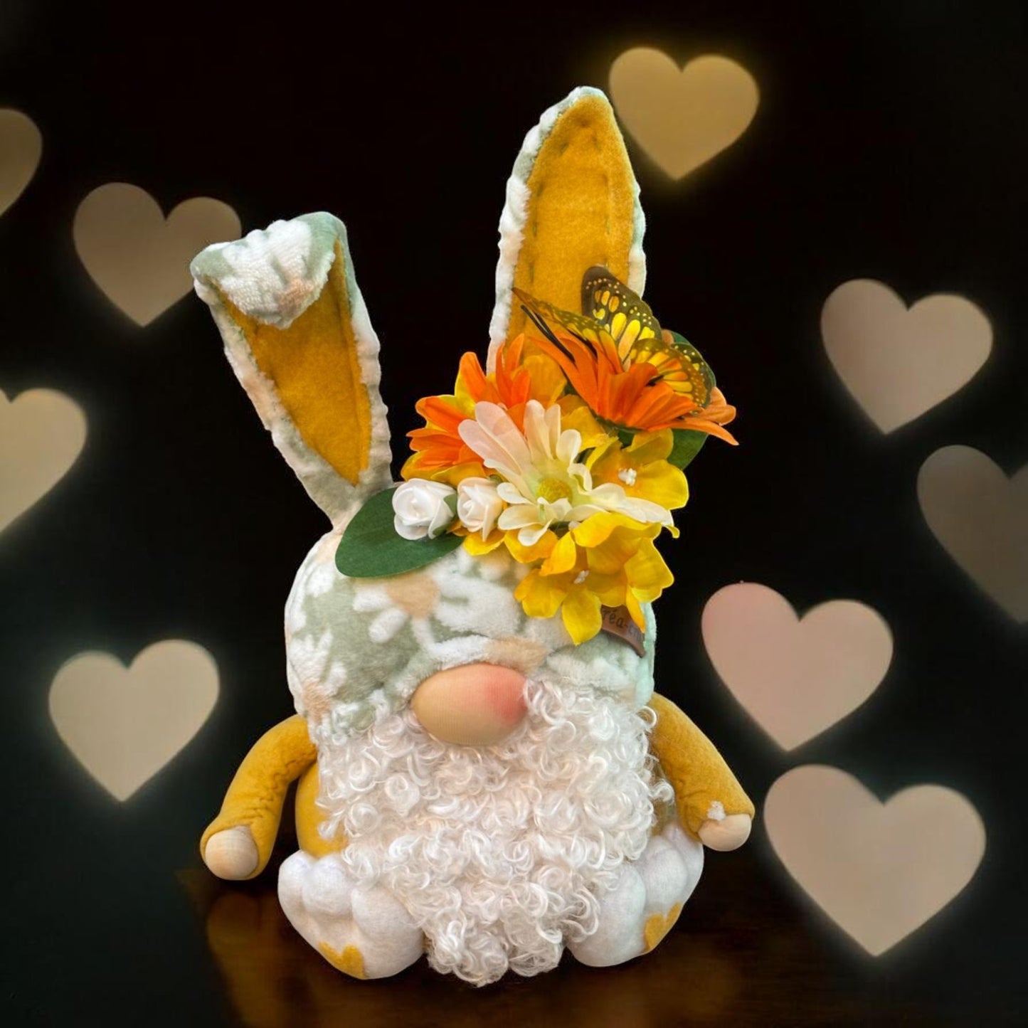 Gnome Petit lapin jaune - CREA CRIS