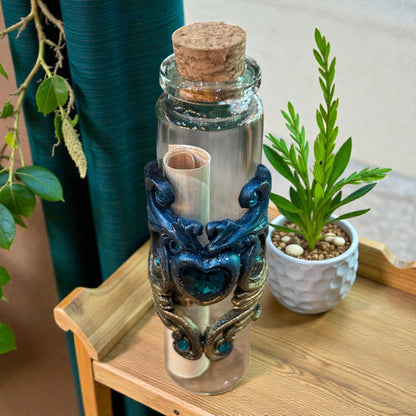 Fioles messagères - RoseAppolineArt décoration fantasy artisanale RoseAppolineArt