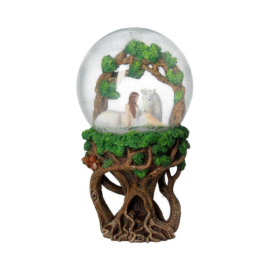 Anne Stokes Boule à neige licorne Pure Heart