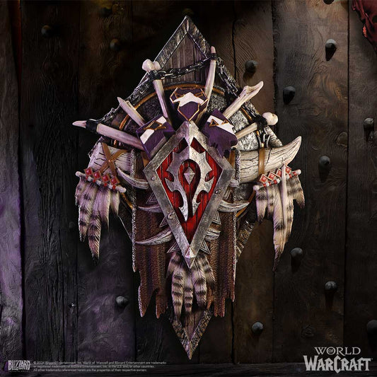 Plaque murale World of Warcraft Horde 30cm