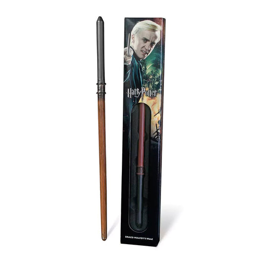 Baguette Drago Malfoy en résine par Noble Collection, réplique détaillée idéale pour les collectionneurs et les fans de Harry Potter.