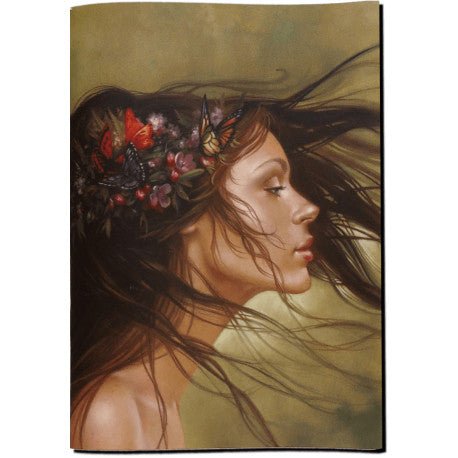 Carnet A6 HC - Fées 2024 par AU BORD DES CONTINENTS, illustré avec une magnifique fée, symbole de créativité et d'inspiration pour toutes vos idées.