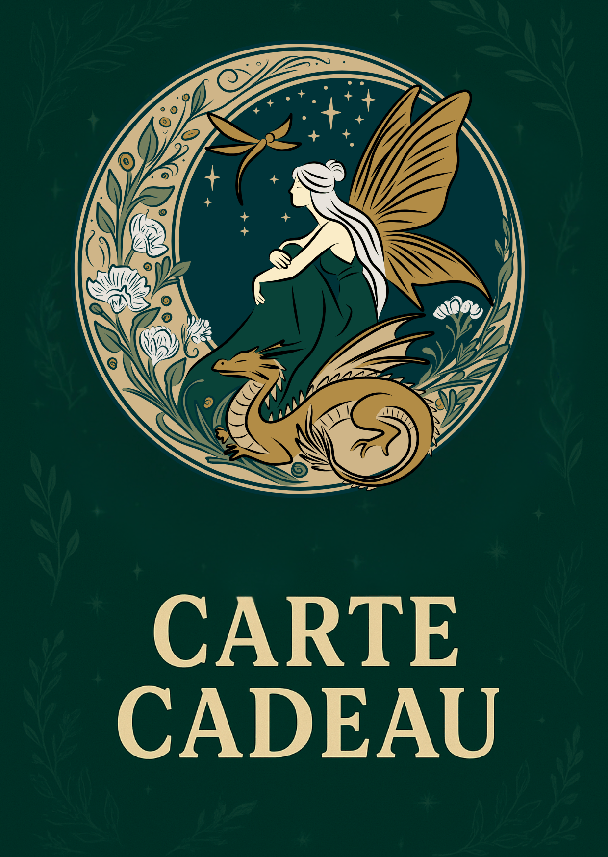 Carte cadeau de LA FORET ENCHANTEE CONCEPT STORE, un cadeau unique offrant liberté et surprise, parfait pour toutes les occasions.