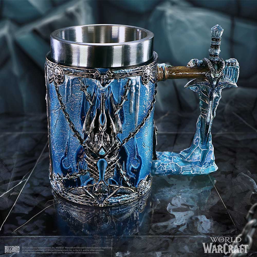 Chope The Lich King de Nemesis Now, une pièce de collection mystique pour les fans de World of Warcraft.