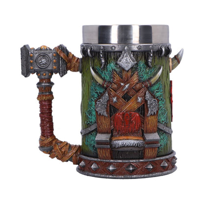 Chope Thrall multicolore par Nemesis Now, parfaite pour les fans de World of Warcraft, alliant style et pratique.
