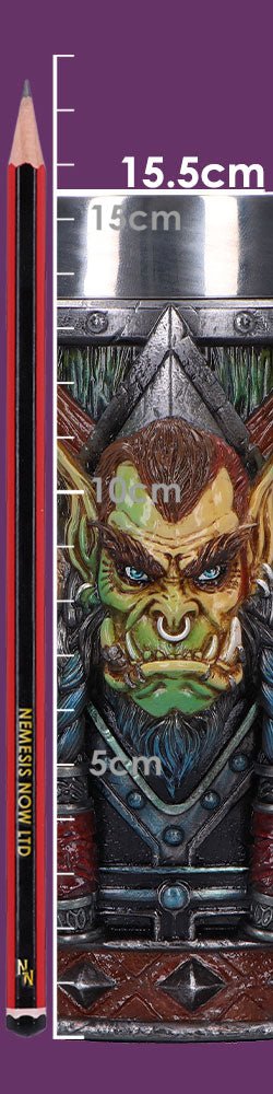 Chope exclusive Thrall de World of Warcraft par Nemesis Now, parfaite pour les collectionneurs qui souhaitent apporter une touche magique à leur maison.
