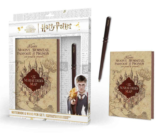Coffret Premium Carnet et Stylo Baguette Harry Potter de Pyramid International, une invitation enchanteresse à plonger dans le monde magique des sorciers, parfait pour écrire vos pensées les plus créatives.