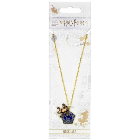 Collier Chocogrenouille Harry Potter d'Ankorstore, bijou captivant en plaqué or inspiré par la magie de l'univers Harry Potter.
