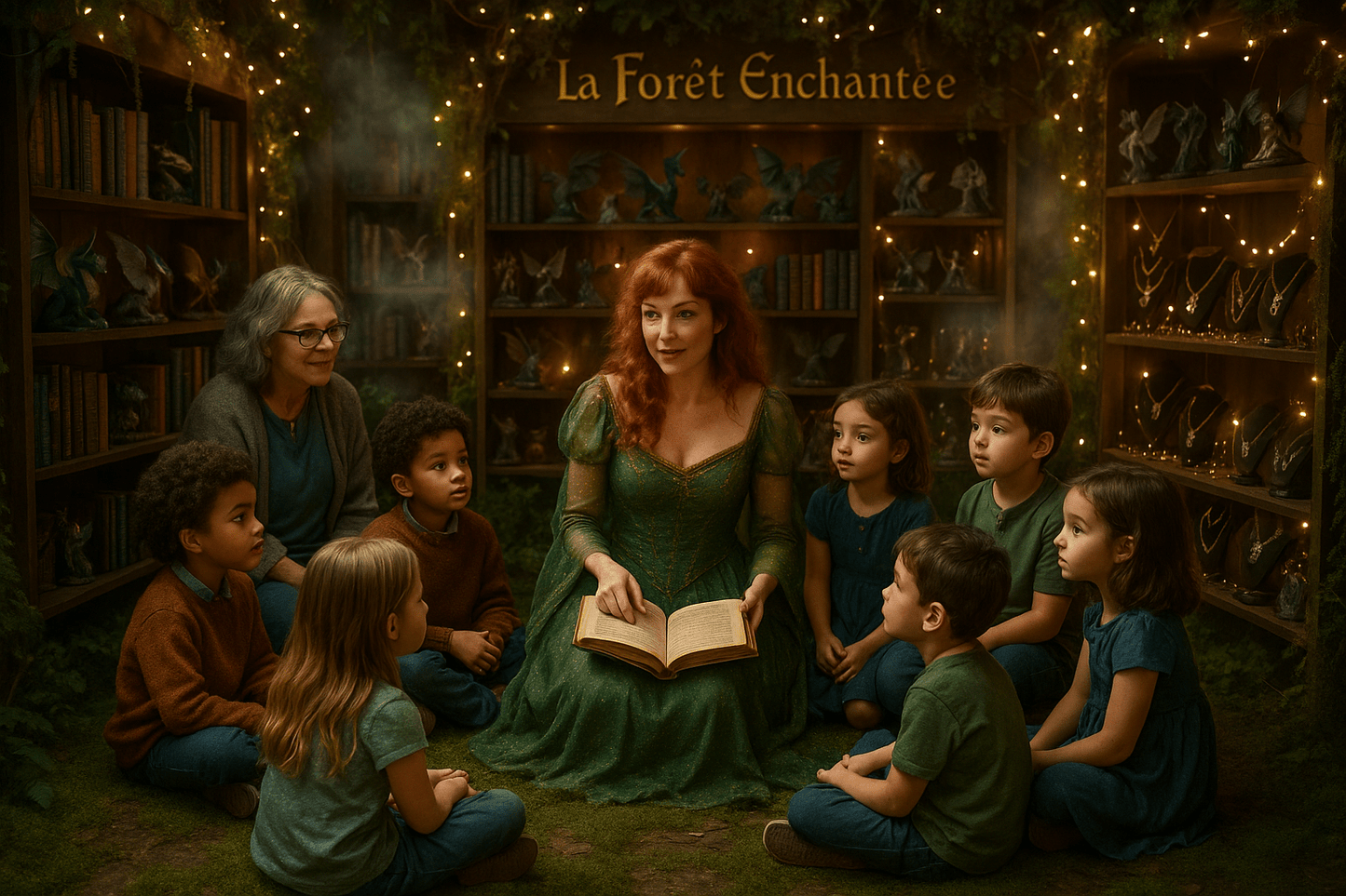 Explorez l'univers enchanteur des 'Contes pour enfants' offerts par LA FORET ENCHANTEE CONCEPT STORE, une aventure captivante pour éveiller l'imagination des petits et grands.