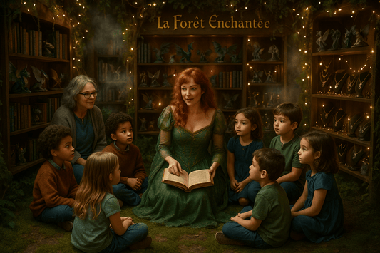Explorez l'univers enchanteur des 'Contes pour enfants' offerts par LA FORET ENCHANTEE CONCEPT STORE, une aventure captivante pour éveiller l'imagination des petits et grands.