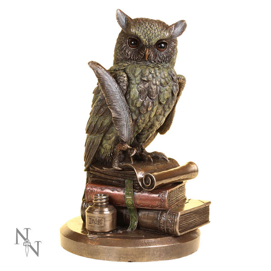 Figurine hibou académique en bronze Ulula