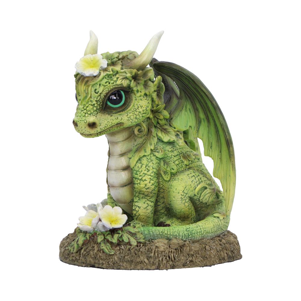 Vue romantique de la figurine de Dragon Fleur de fraise 11,5 cm, ajoutant une touche enchantée à votre collection de créatures fantastiques.