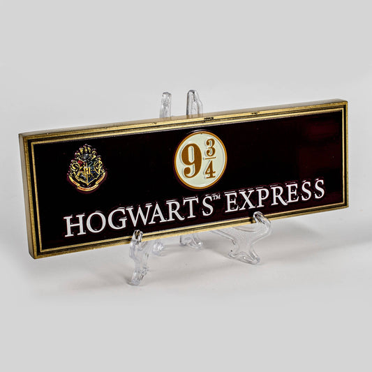 Panneau en métal Harry Potter : Platform 9 ¾