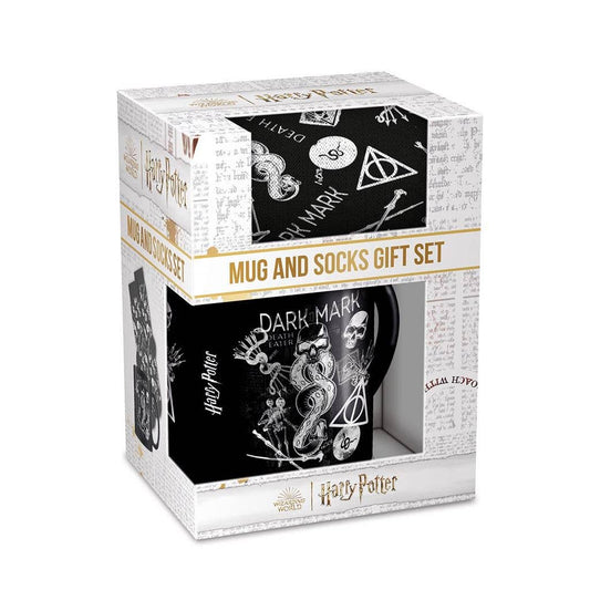 Ensemble de mugs et chaussettes Harry Potter (Dark Arts)