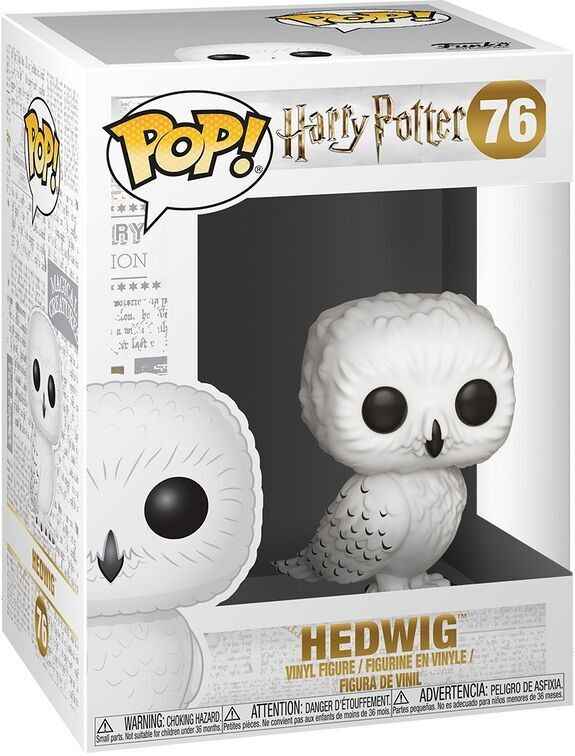Figurine POP Hedwige Harry Potter par Ankorstore - Un hibou magique aux ailes déployées, symbole d'amitié et d'aventure, parfaite pour les fans de la saga.