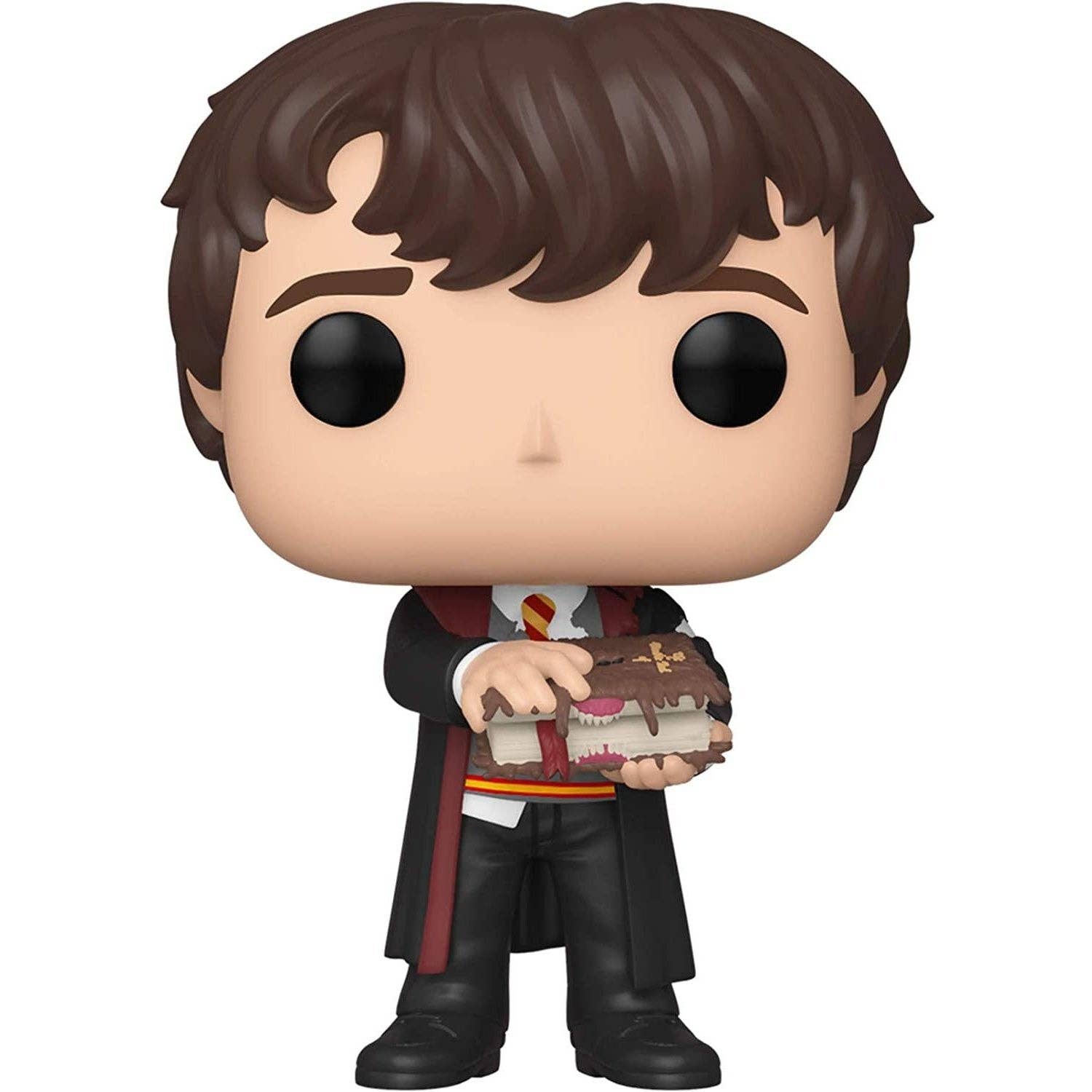 Figurine Funko Pop Harry Potter - Neville avec le livre monstre de Fundom, représentée en vinyle coloré, capturant son esprit audacieux.