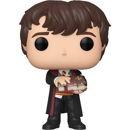 Figurine Funko Pop Harry Potter - Neville avec le livre monstre de Fundom, représentée en vinyle coloré, capturant son esprit audacieux.