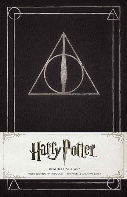 Journal à couverture rigide ligné Harry Potter : Les Reliques de la Mort proposé par Ankorstore, un carnet captivant inspiré de l'univers magique.